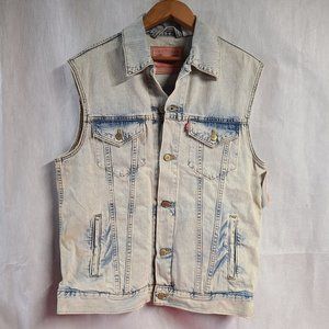 Levi denim vest men's